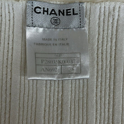 Chanel Cardigan M Ivory Long Sleeve 38 — view 3