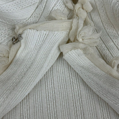 Chanel Cardigan M Ivory Long Sleeve 38 — view 5