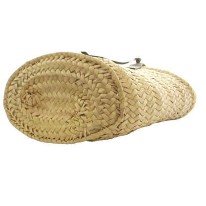 Loewe Anagram Basket Bag Small Bag Hand Palm Leaf Leather Beige Khaki — view 4