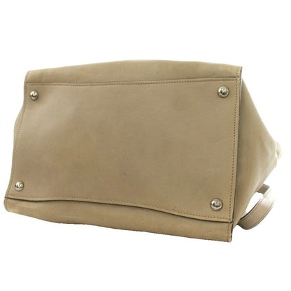 Prada Glace Calfskin Twin Pocket Double Handle Satchel 2-Way Hand Shoulder — view 4