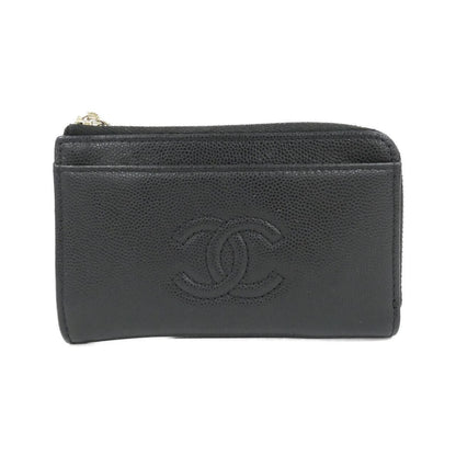 Chanel Card Case Card Holders Black