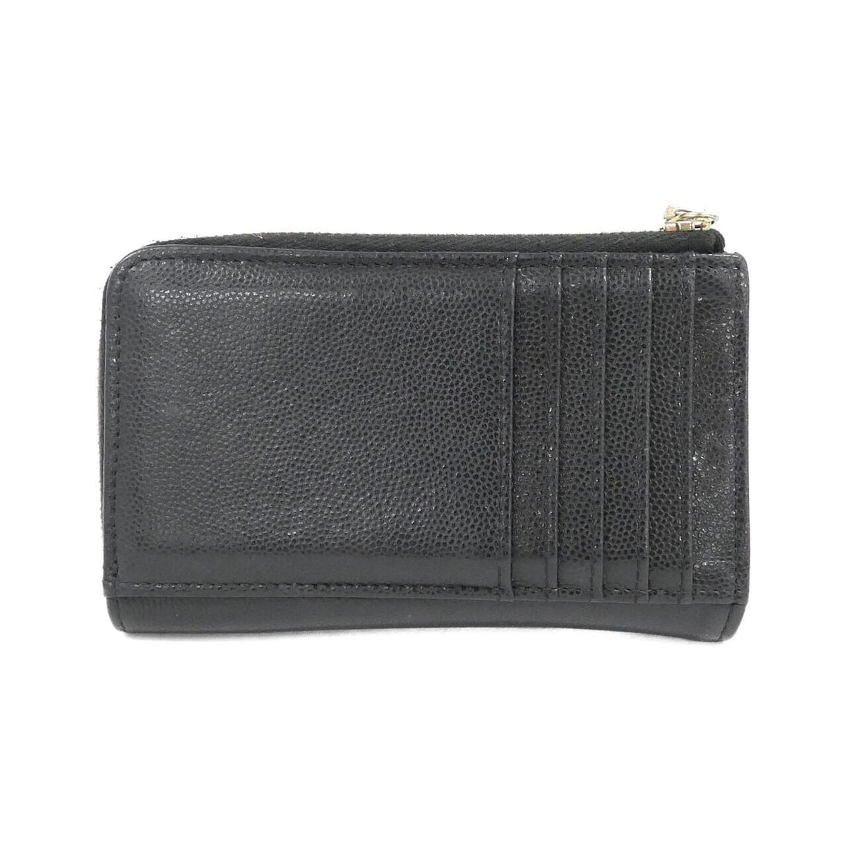 Chanel Card Case Card Holders Black — view 2