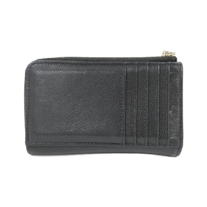 Chanel Card Case Card Holders Black — view 2