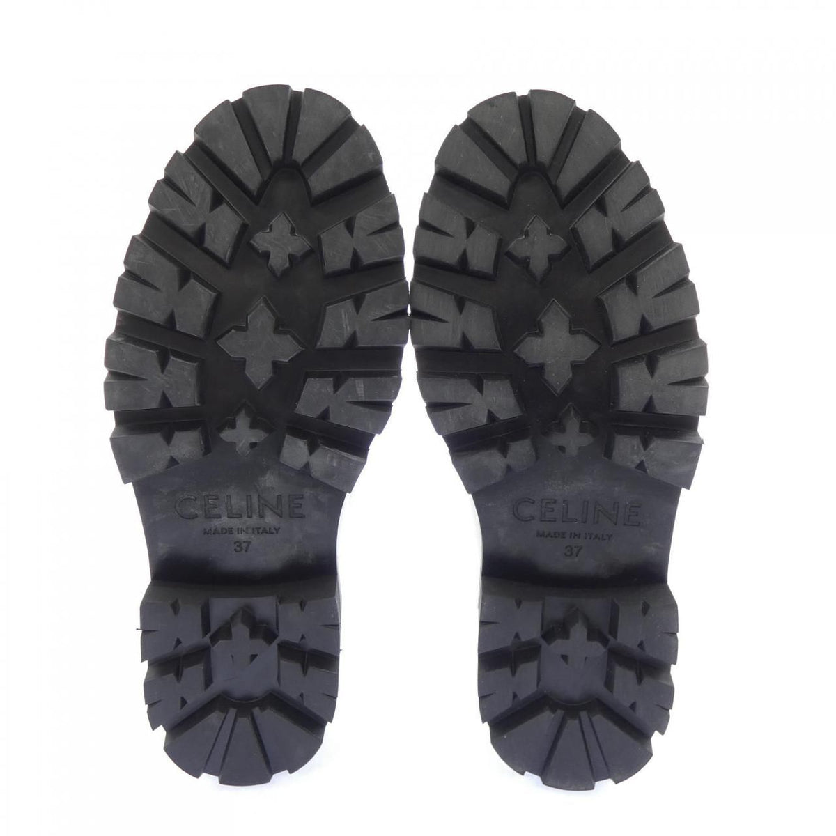 Celine Margaret Loafers Shoes with Triomphe Chain — view 4