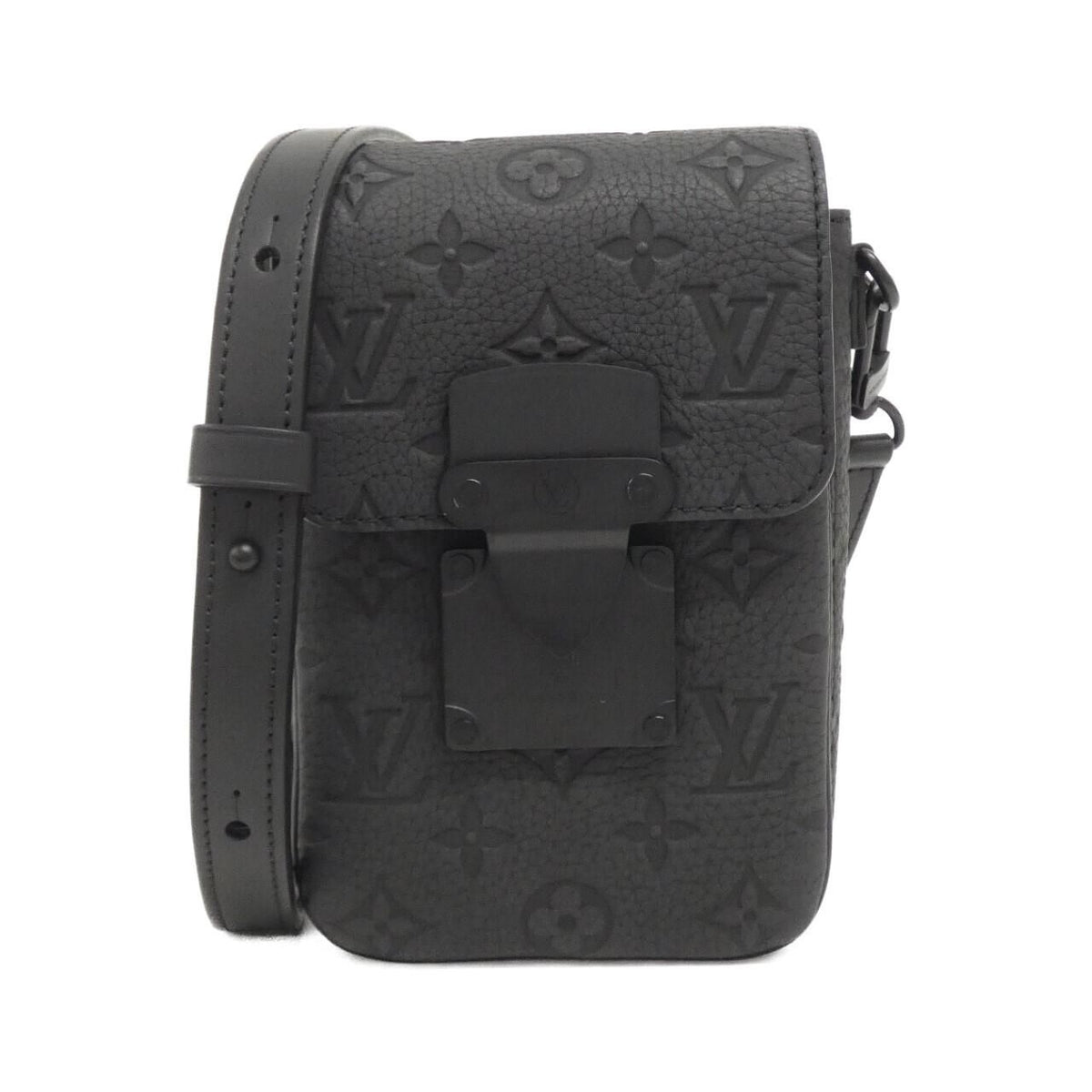 Louis Vuitton Taurillon Monogram S Lock Vertical Wearable Wallet Shoulder Bag