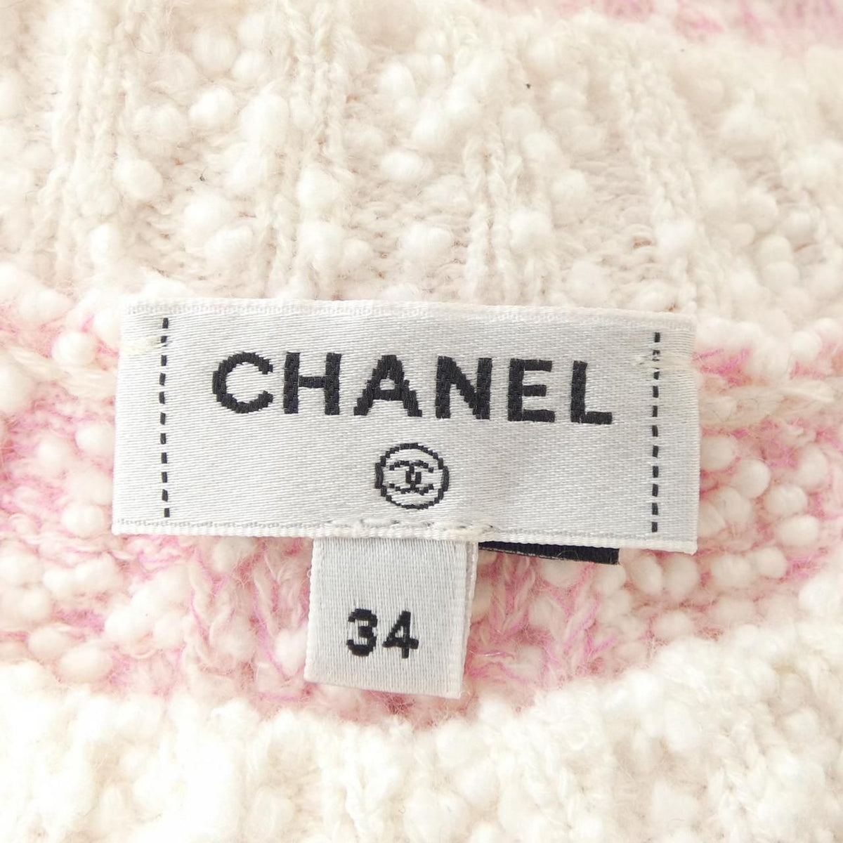 Chanel Knit Sweater Pink — view 5