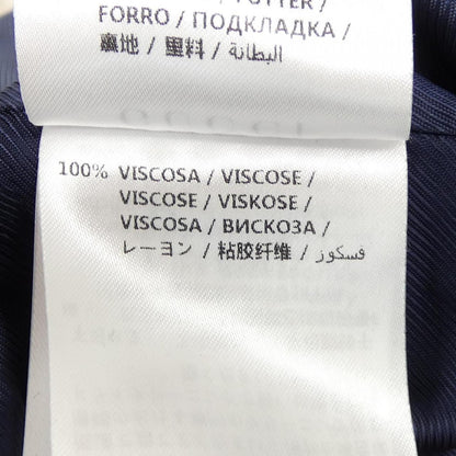 Gucci Collarless Jacket Navy — view 4