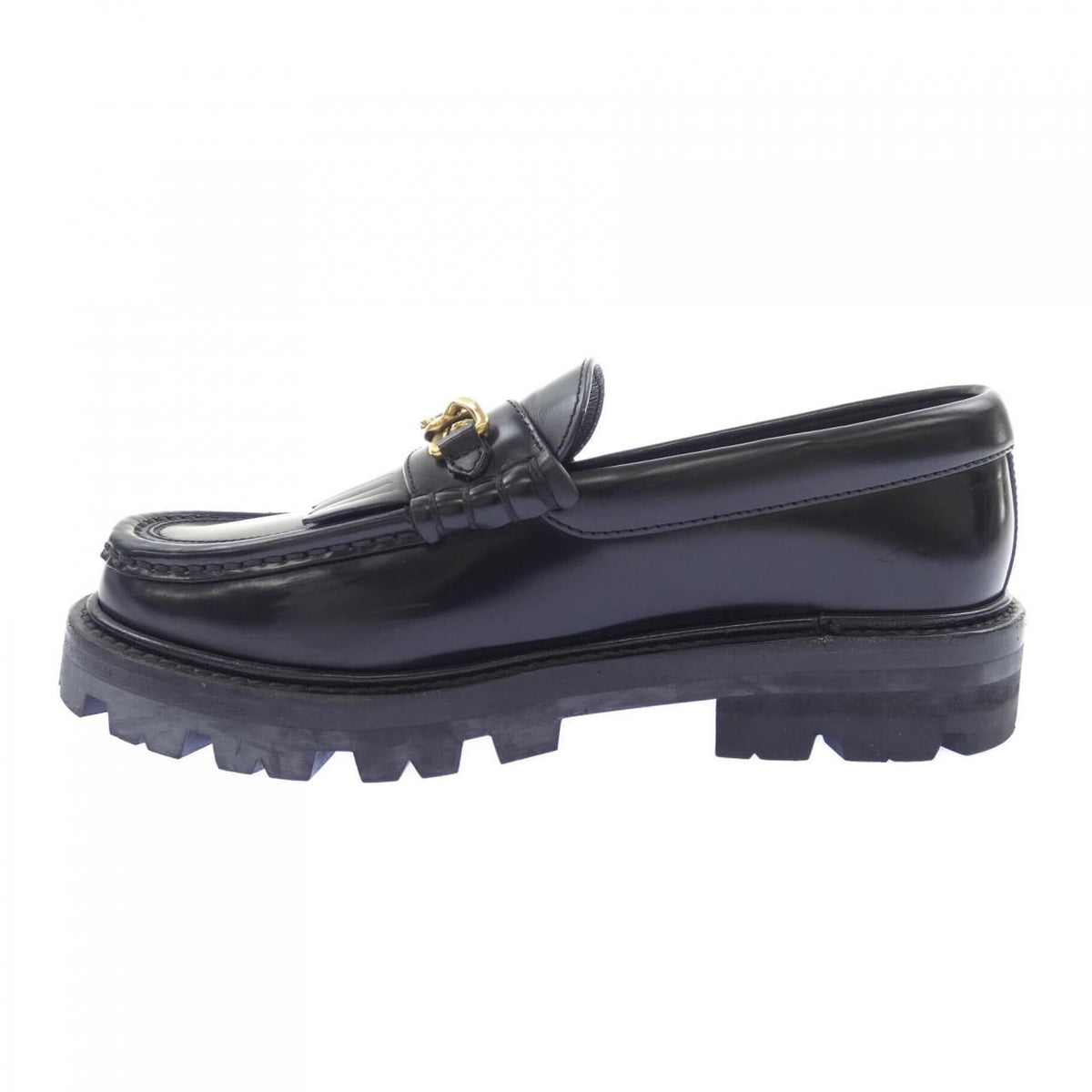 Celine Margaret Loafers Shoes with Triomphe Chain — view 2