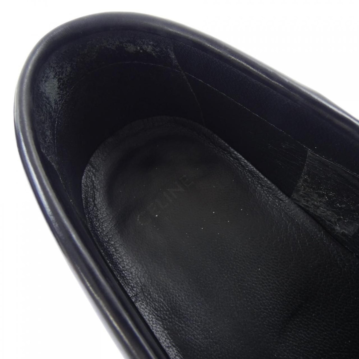 Celine Margaret Loafers Shoes with Triomphe Chain — view 6