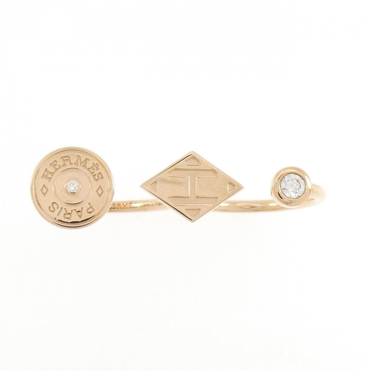 Hermes Diamond Ring Gold — view 2