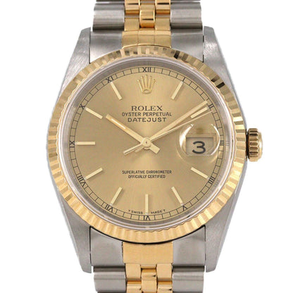 Rolex Datejust Automatic Watch Gold