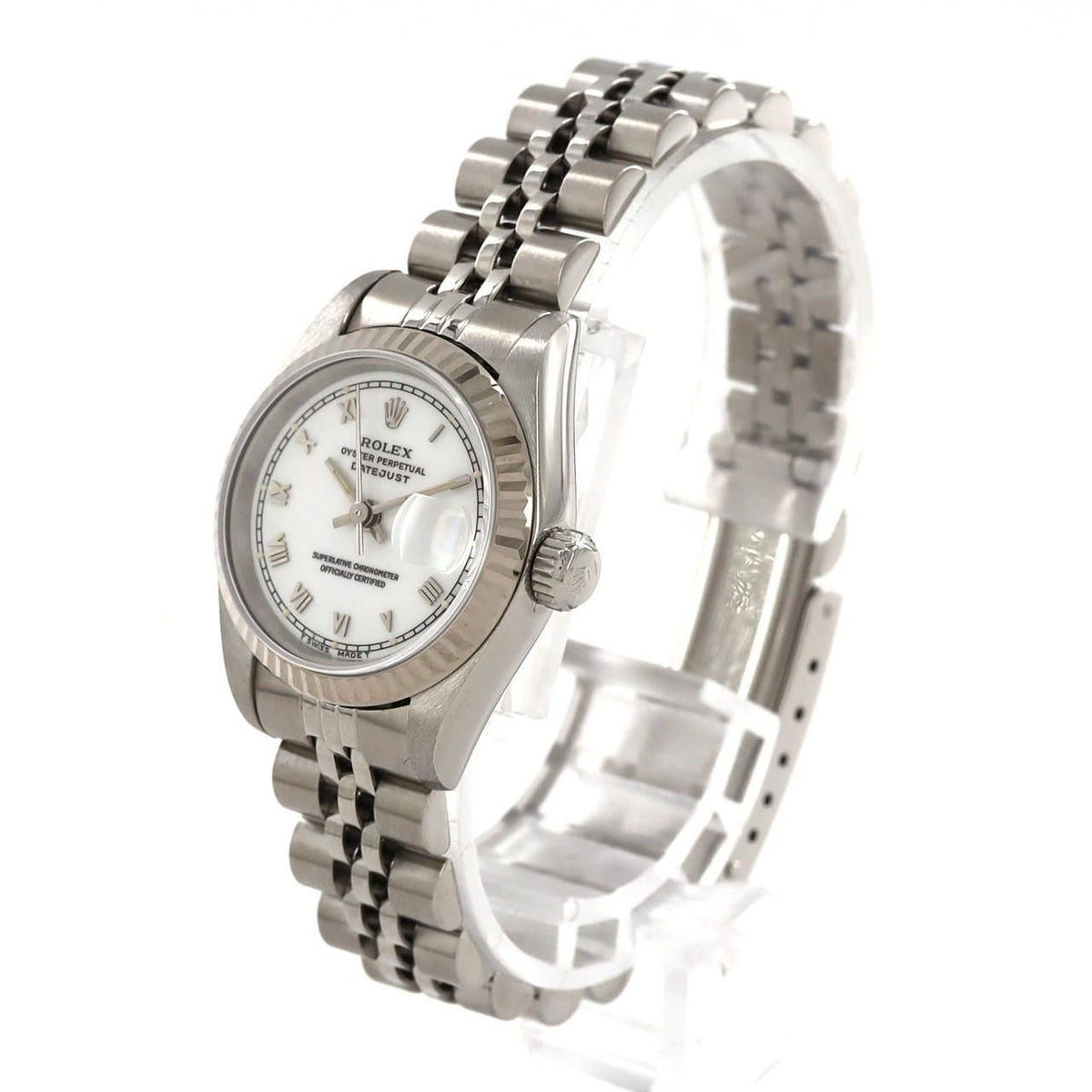 Rolex Datejust Automatic Watch White — view 2