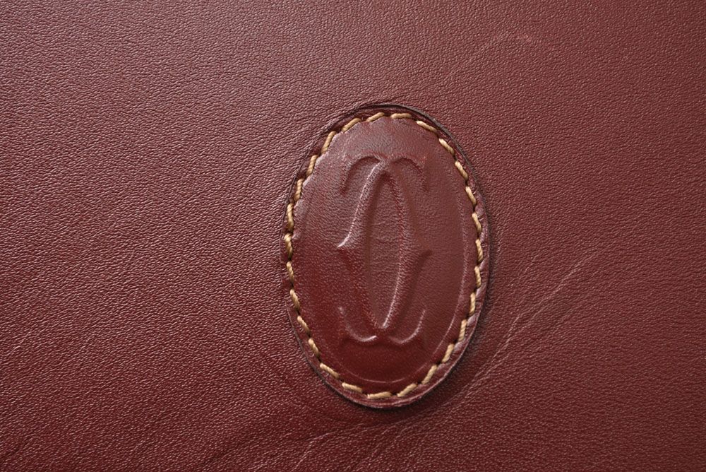 Cartier Clutch Must de Cartier Vintage Leather Bordeaux — view 2