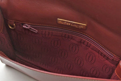 Cartier Clutch Must de Cartier Vintage Leather Bordeaux — view 8