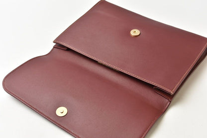 Cartier Clutch Must de Cartier Vintage Leather Bordeaux — view 7
