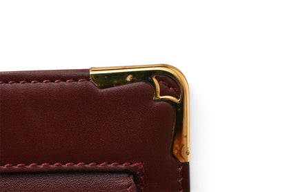 Cartier Clutch Must Line Vintage Leather Bordeaux — view 3