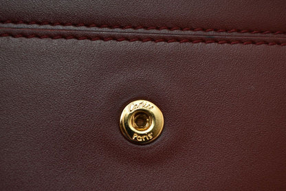 Cartier Clutch Must Line Vintage Leather Bordeaux — view 6