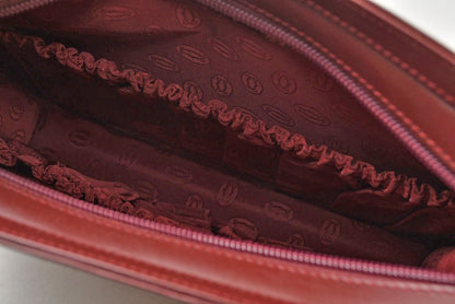 Cartier Clutch Must Line Vintage Leather Bordeaux — view 7