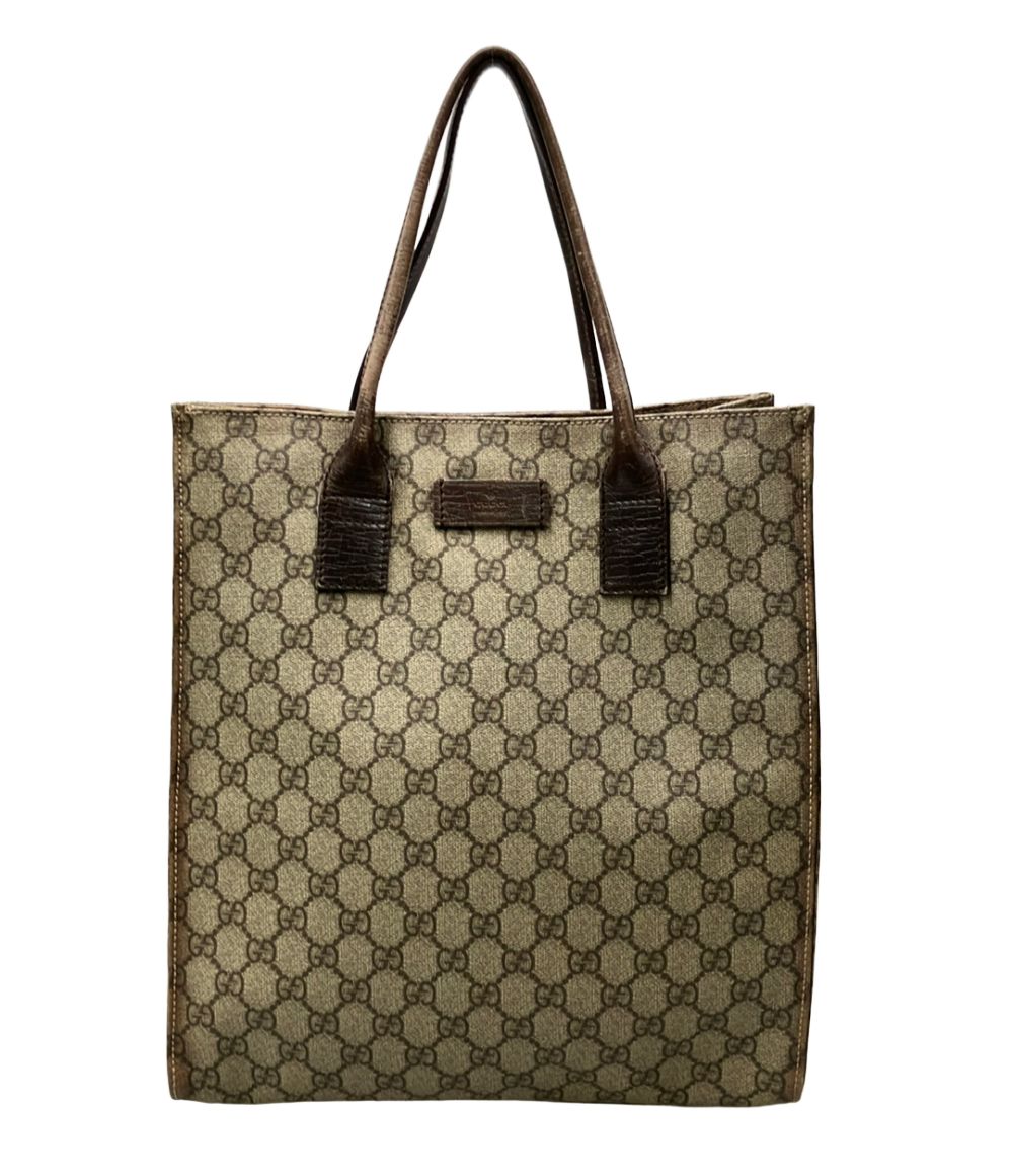 Gucci Tote Bag Leather GG Supreme