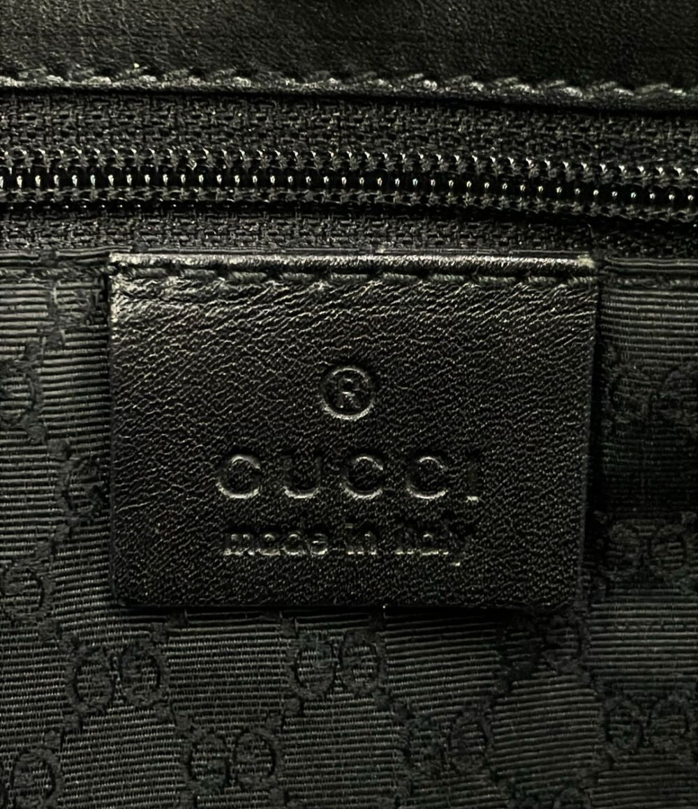 Gucci Tote Bag Leather Black — view 6