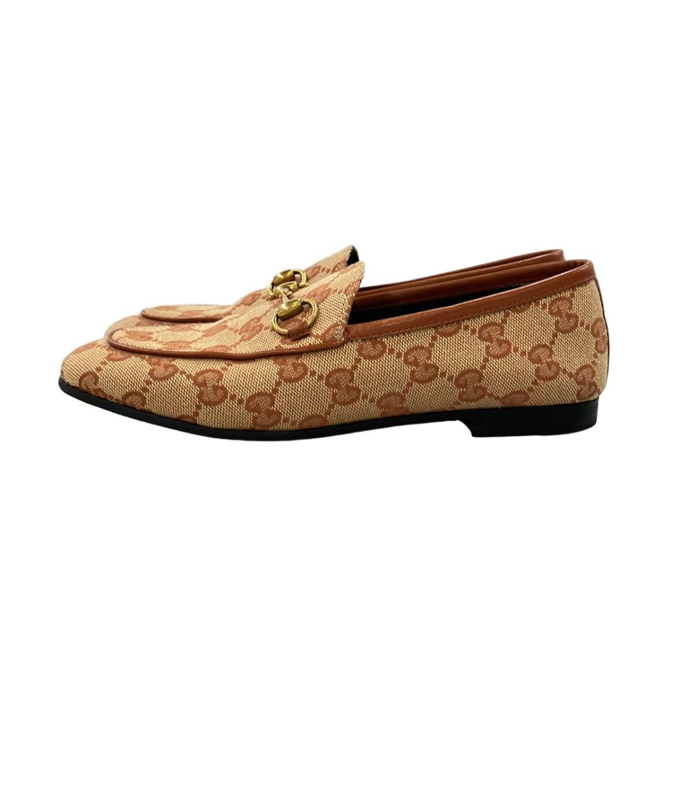 Gucci Horsebit Loafers GG Canvas Jordaan — view 2