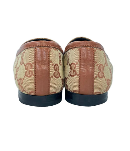 Gucci Horsebit Loafers GG Canvas Jordaan — view 3