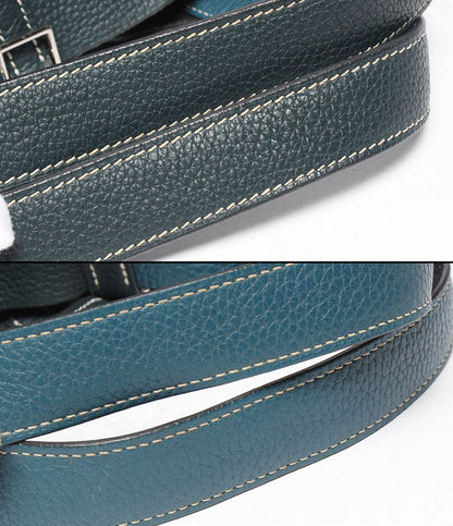 Hermes Handbag Silver Taurillon Clemence Picotin Lock Kazak 18 PM — view 6