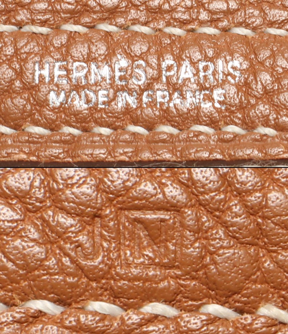 Hermes Tote Bag Silver Taurillon Clemence Garden Party PM — view 4