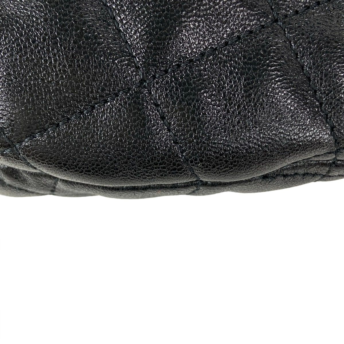 Saint Laurent Paris Handbag Icare Hobo Black Quilted Leather — view 6