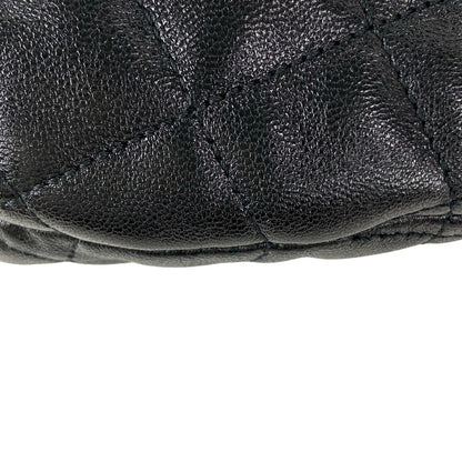 Saint Laurent Paris Handbag Icare Hobo Black Quilted Leather — view 6