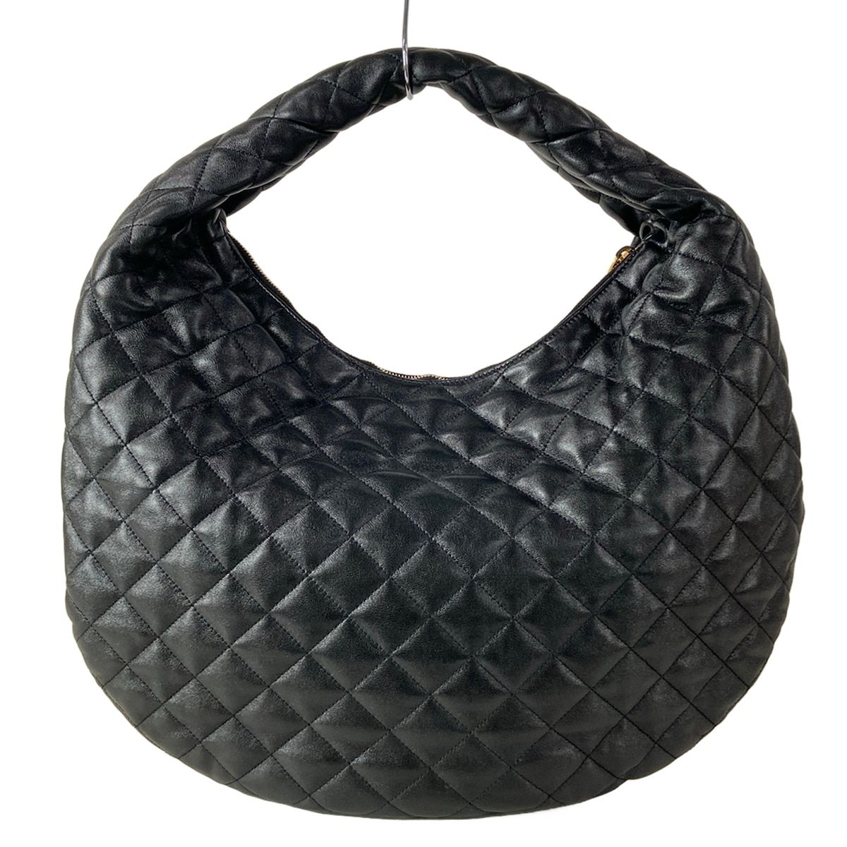 Saint Laurent Paris Handbag Icare Hobo Black Quilted Leather — view 3