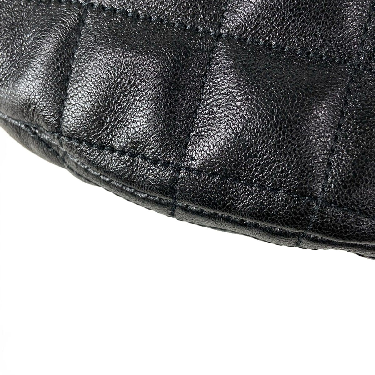 Saint Laurent Paris Handbag Icare Hobo Black Quilted Leather — view 7