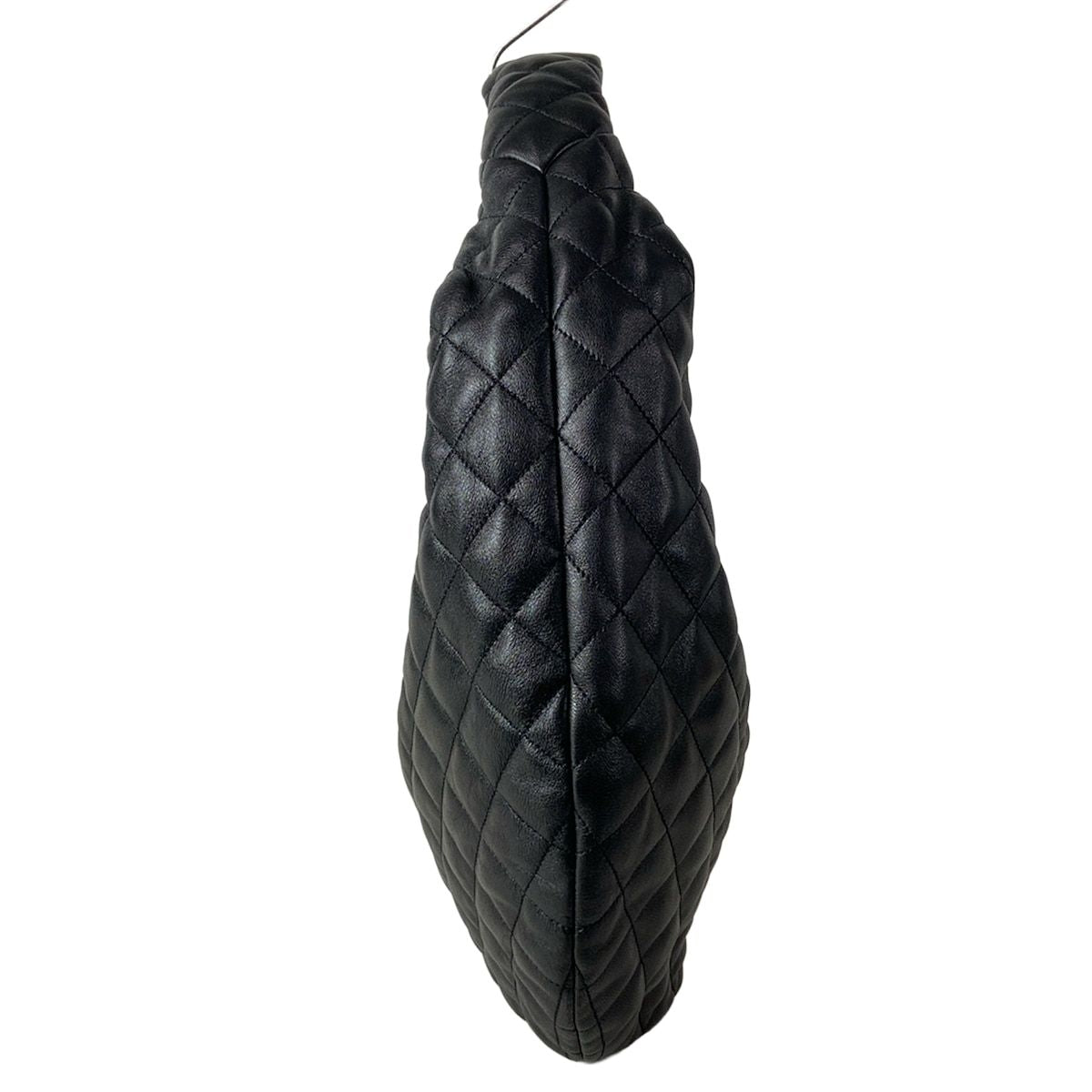 Saint Laurent Paris Handbag Icare Hobo Black Quilted Leather — view 2