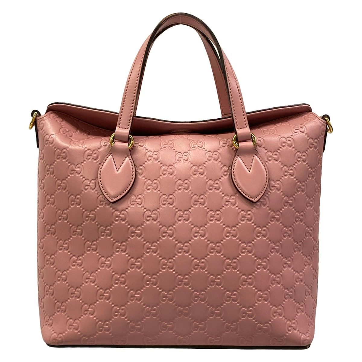 Gucci Handbag Guccissima Line Pink Leather