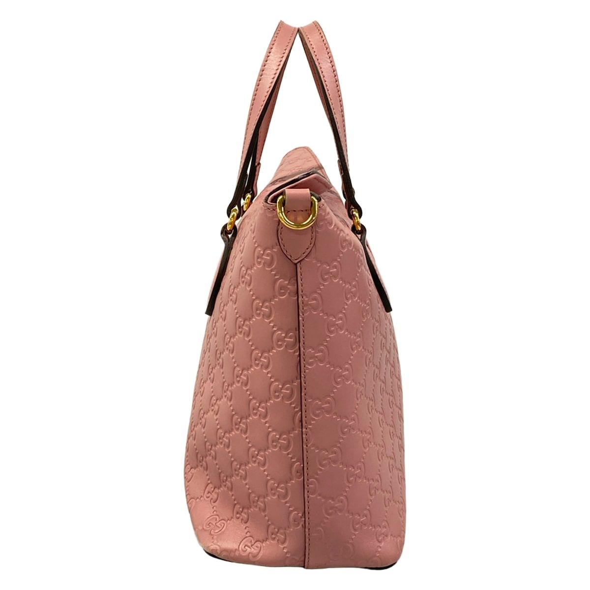 Gucci Handbag Guccissima Line Pink Leather — view 2