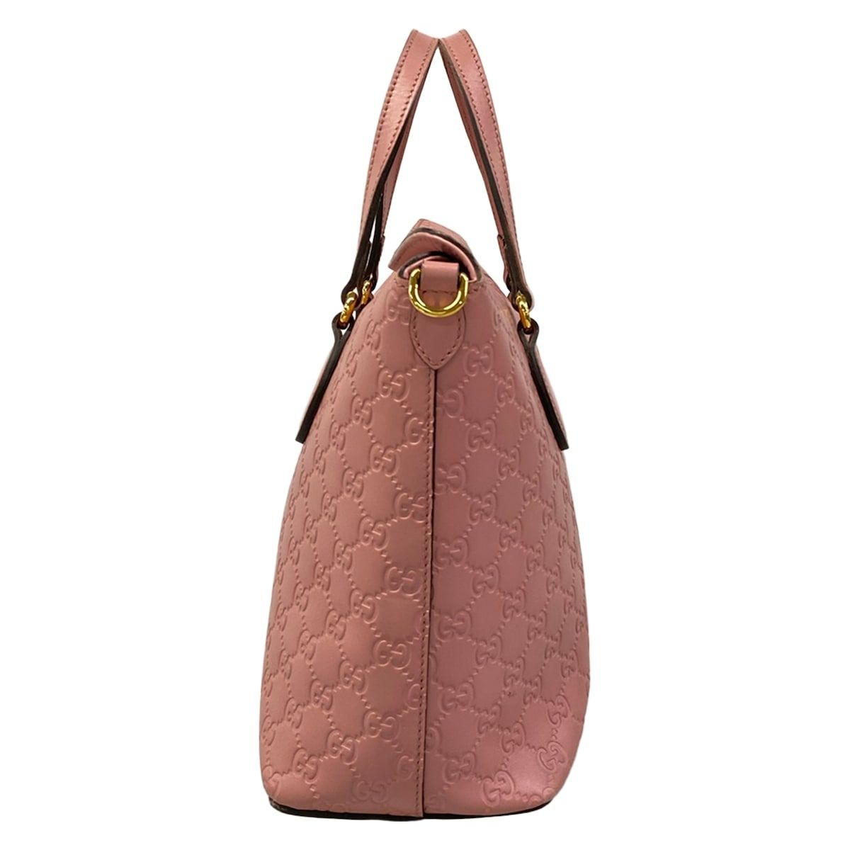 Gucci Handbag Guccissima Line Pink Leather — view 4