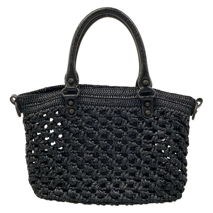 Balenciaga Tote Bag le City Basket Small Black Leather — view 3