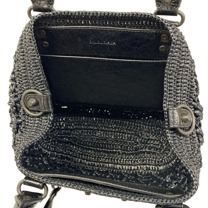 Balenciaga Tote Bag le City Basket Small Black Leather — view 7