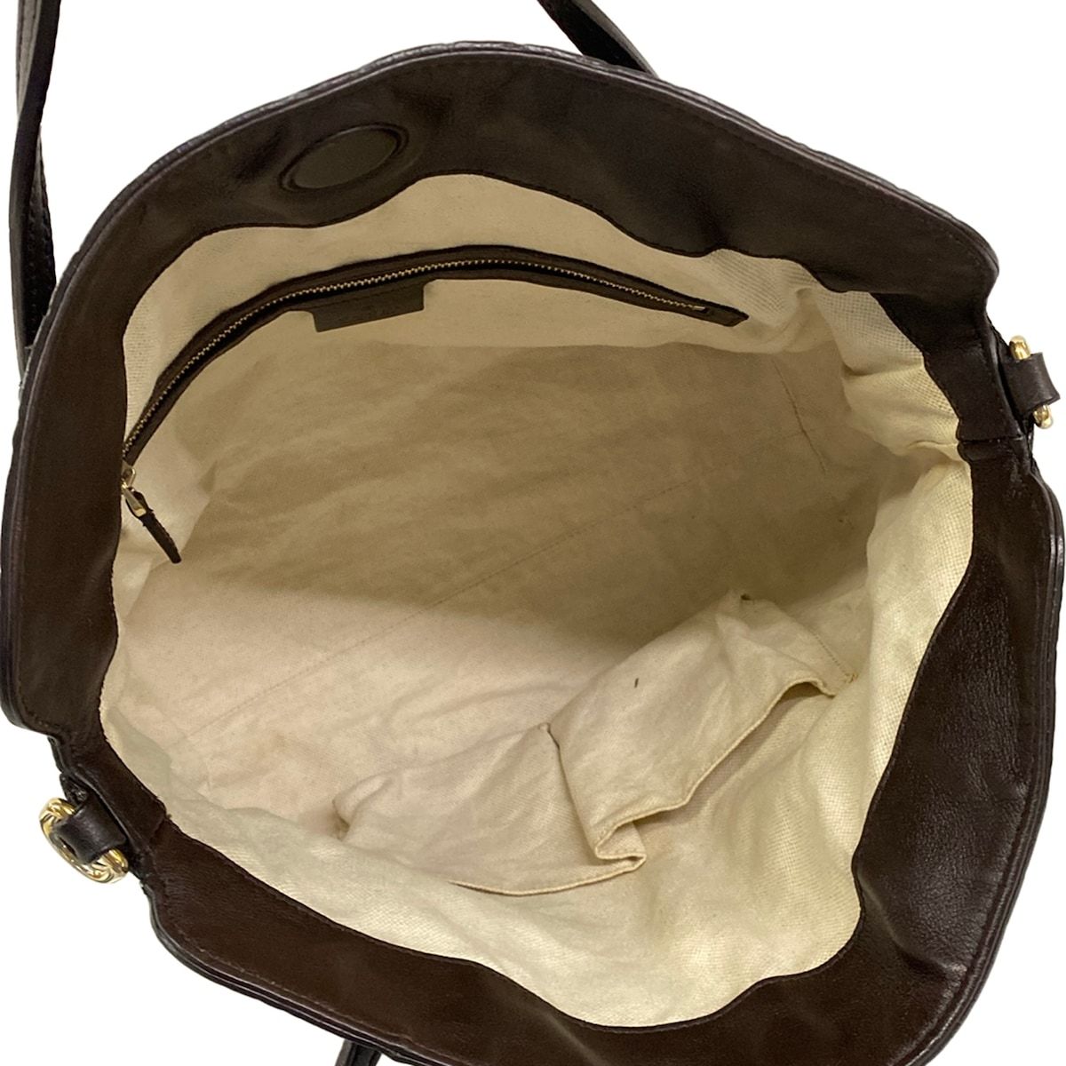 Gucci Handbag Breeguccissima Line Dark Brown Leather — view 7