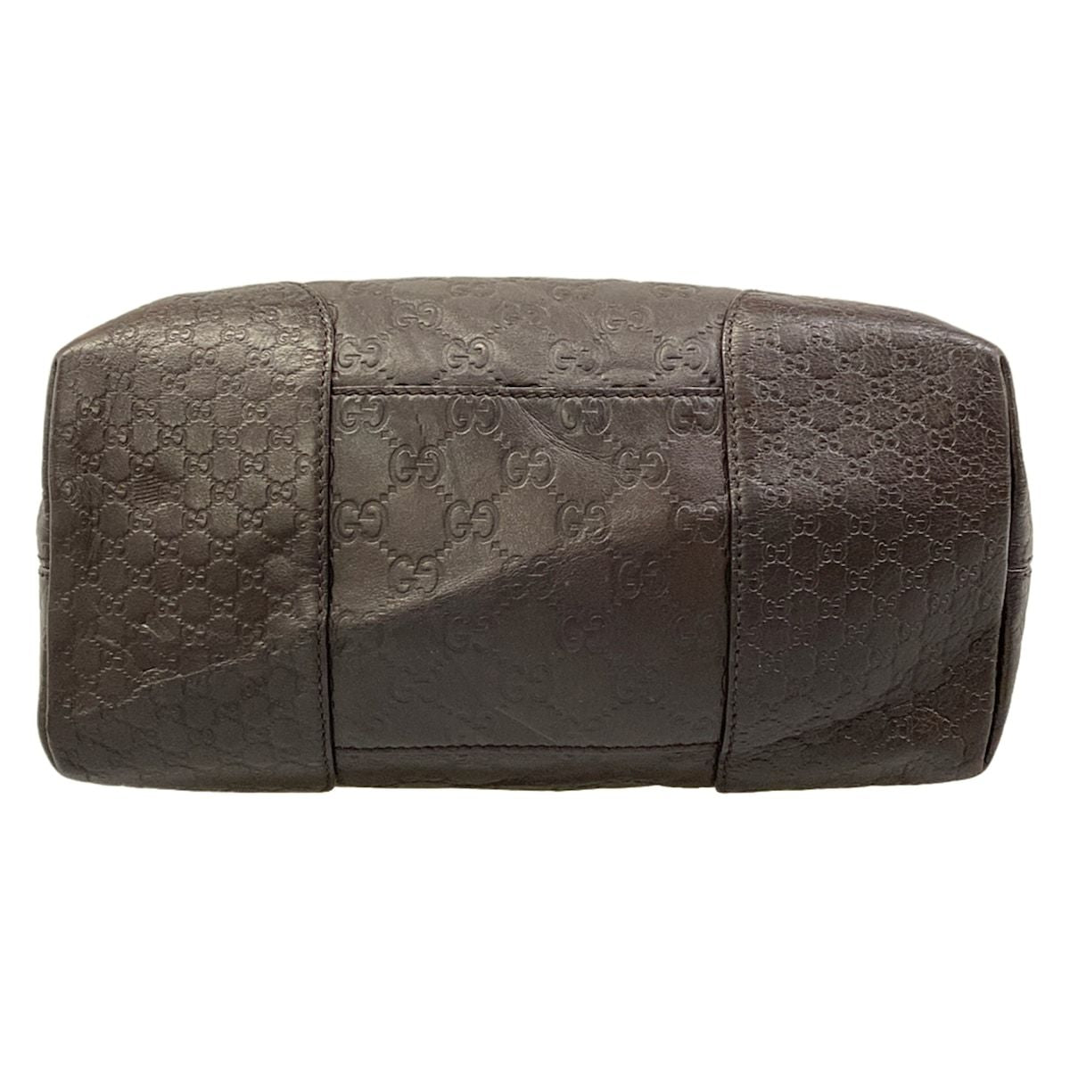 Gucci Handbag Breeguccissima Line Dark Brown Leather — view 5