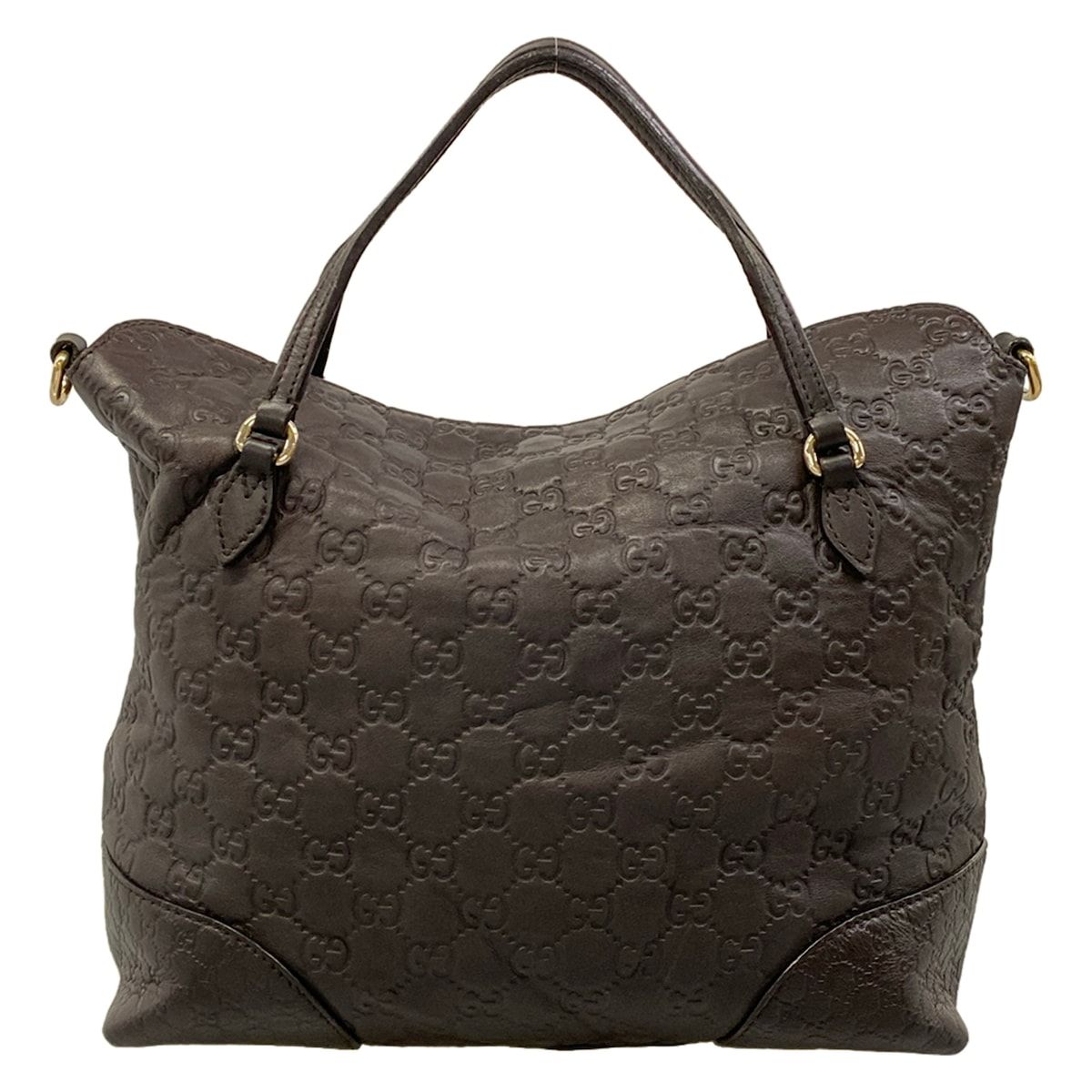 Gucci Handbag Breeguccissima Line Dark Brown Leather — view 3