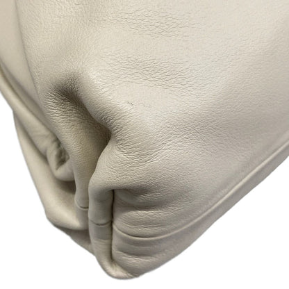 Bottega Veneta Shoulder Bag the Pouch Ivory Kiss Lock Leather — view 6