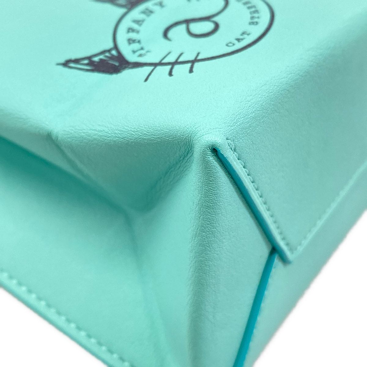 Tiffany & Co Tote Mini Shopping Cobalt Blue Mini Bag Cat Street — view 6