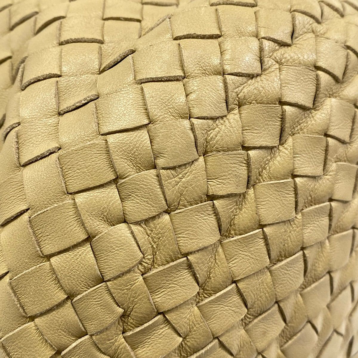 Bottega Veneta Handbag Intrecciato Beige Studs Bijou Drawstring Leather — view 6