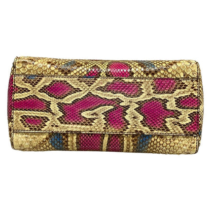 Fendi Handbag Peekaboo Iconic Small Beige Pink Multi Leather — view 5
