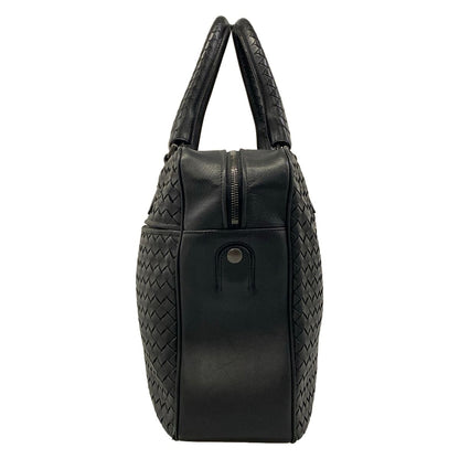 Bottega Veneta Business Bag Intrecciato Black Leather — view 4