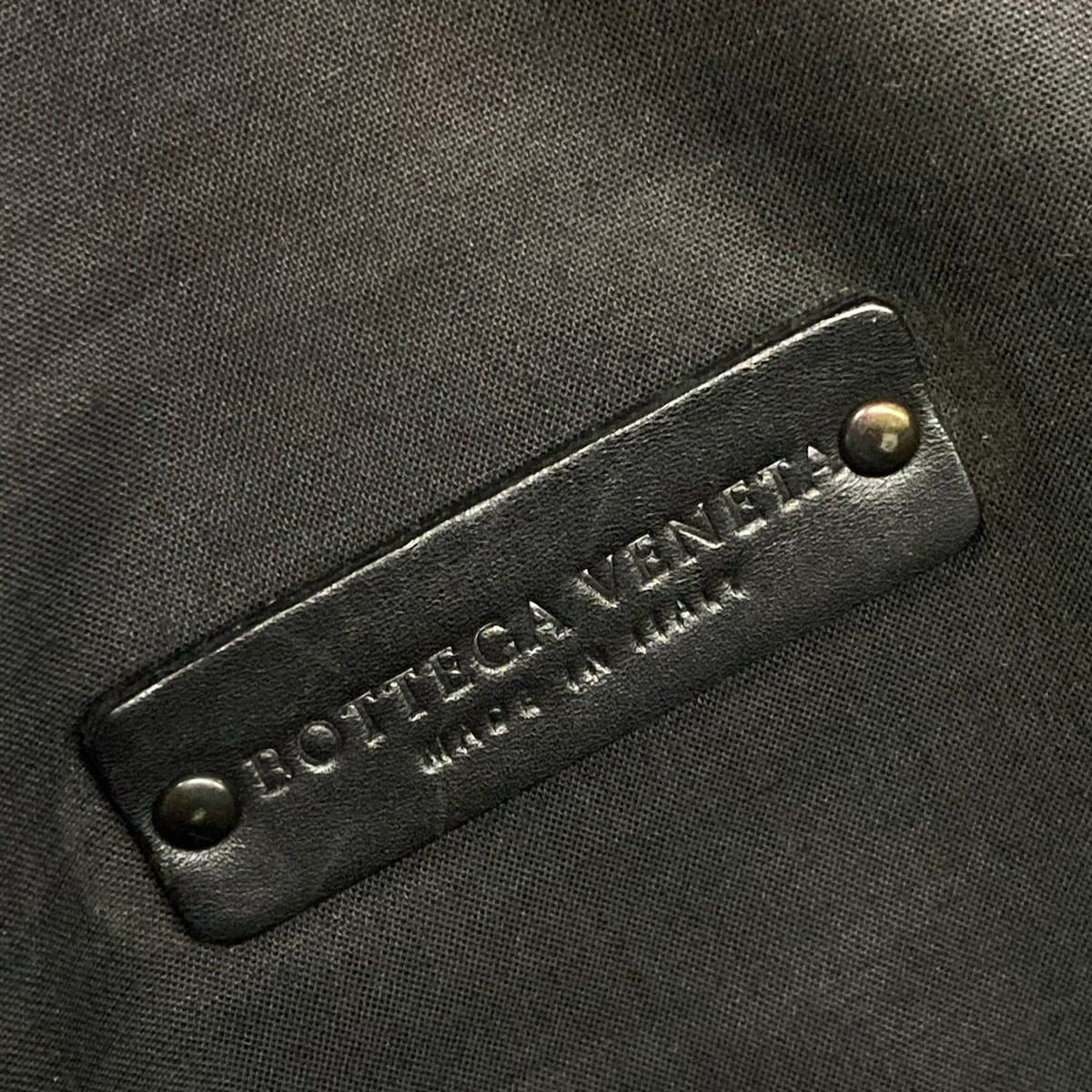 Bottega Veneta Business Bag Intrecciato Black Leather — view 8