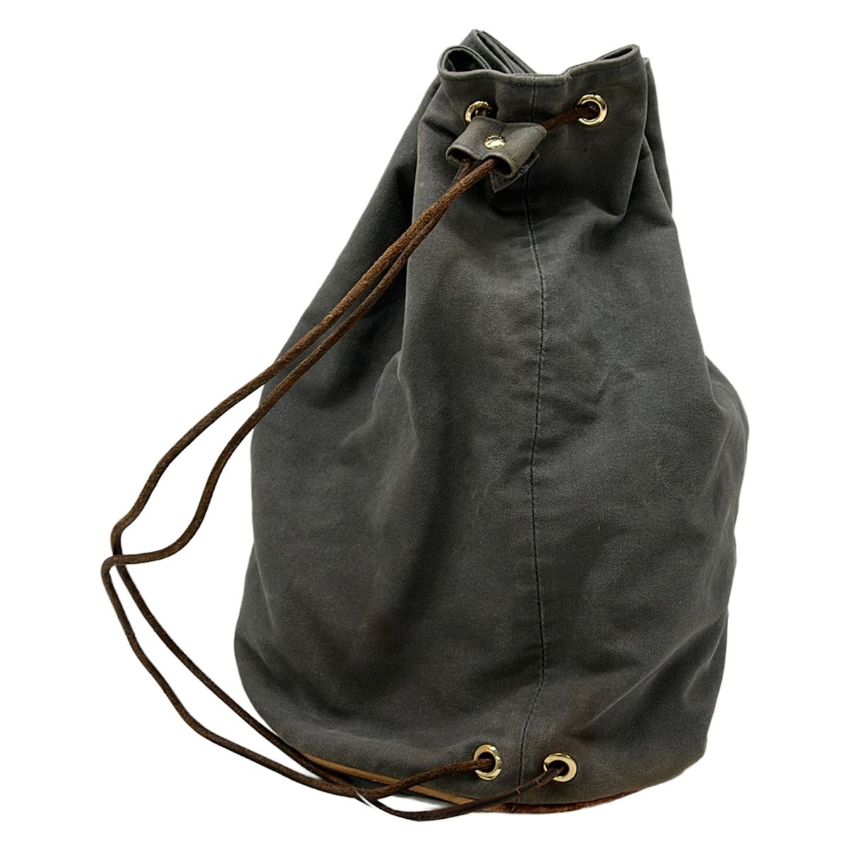 Hermes Shoulder Bag Matro Marcel Dark Gray Brown Leather — view 3