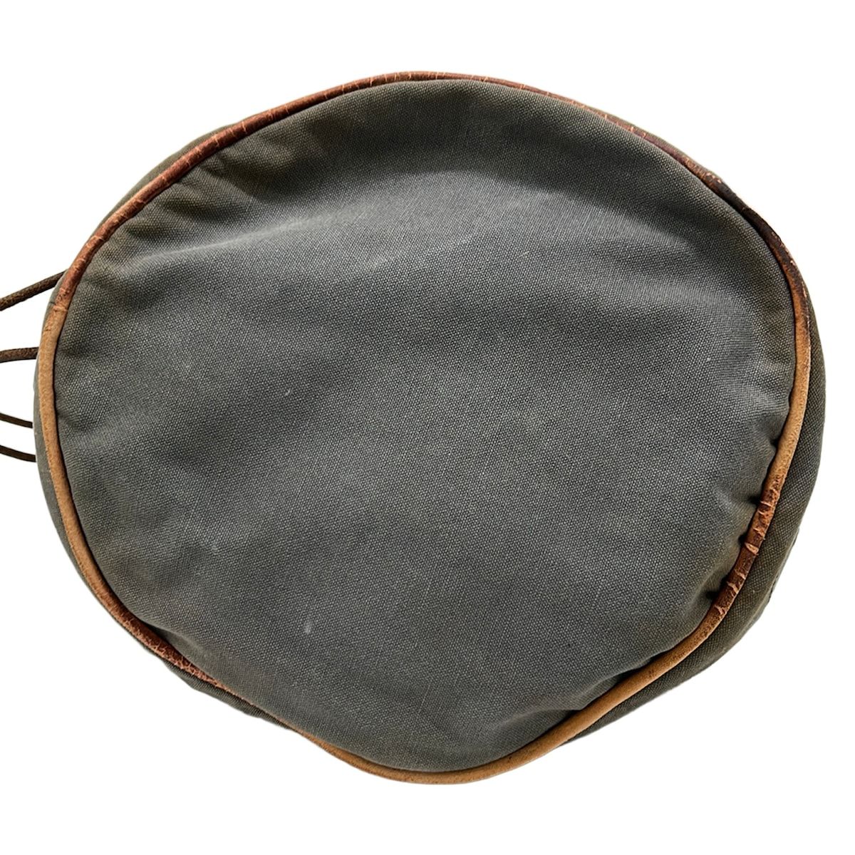 Hermes Shoulder Bag Matro Marcel Dark Gray Brown Leather — view 5
