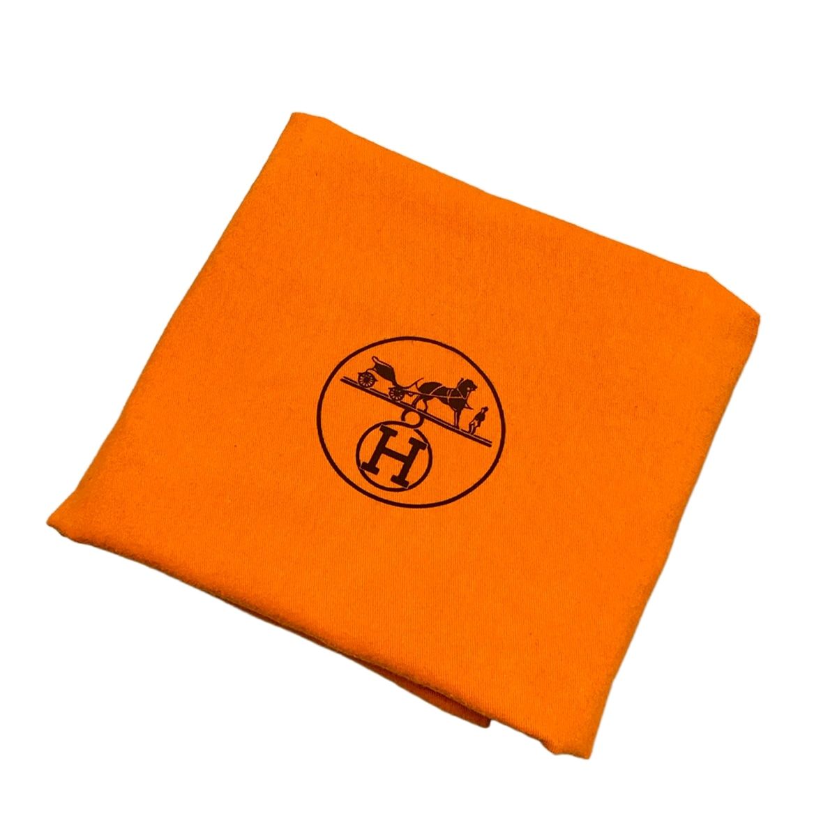 Hermes Handbag Valparaiso MM Orange Leather — view 8